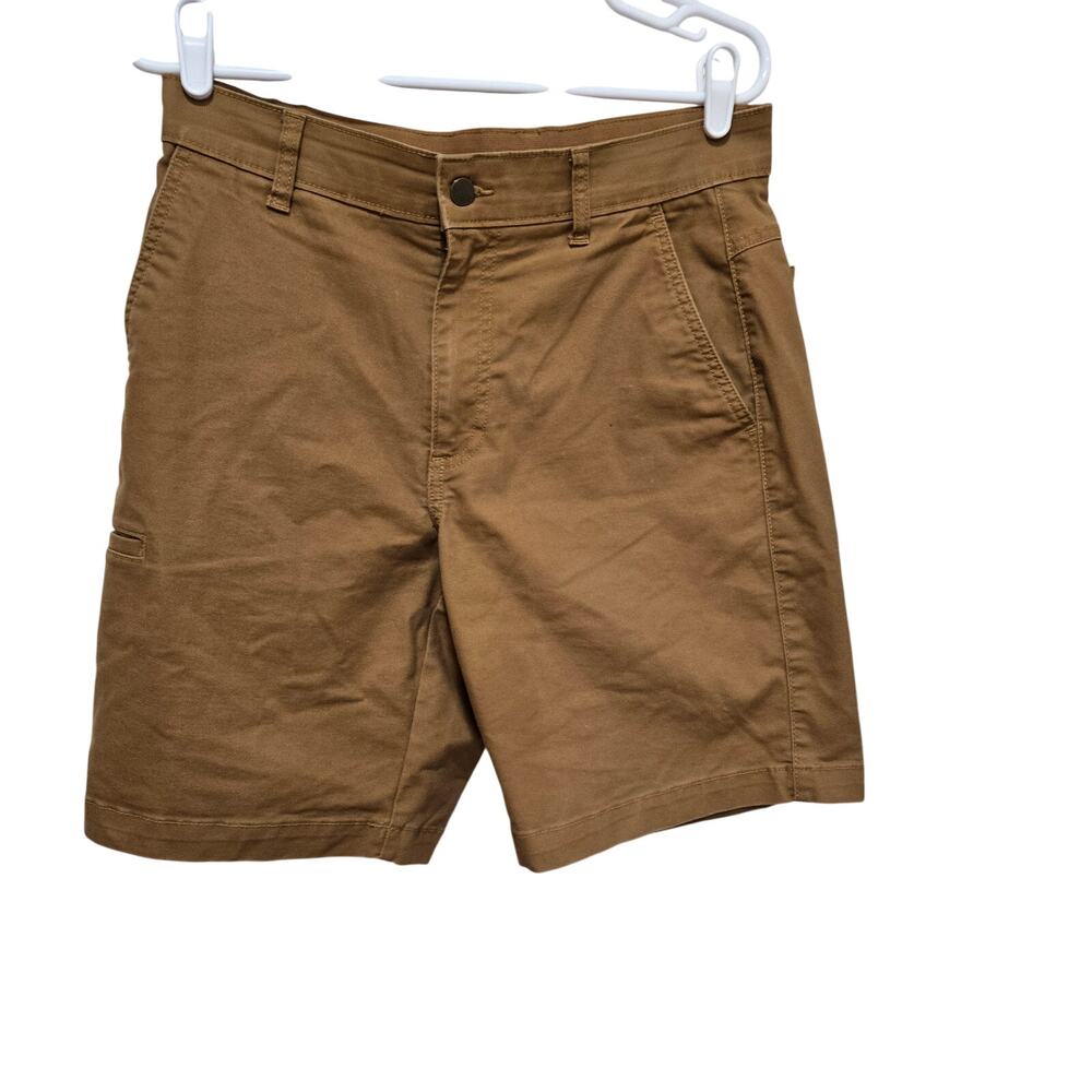 Brahma Mens Canvas Work Shorts Size 30 Brown Utility Carpenter
